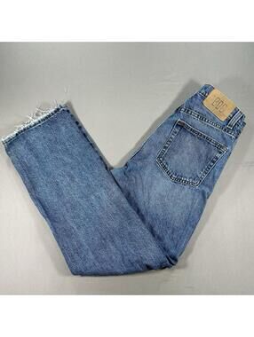 BDG Urban Outfitters Bow Fit Straight Leg Light Wash Jeans Mens Size 27x29